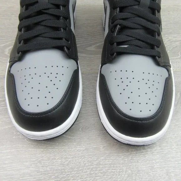 Air Jordan 1 Mid Shadow Red Black Shoes Men's Size 10.5 NEW - Picture 5 of 14